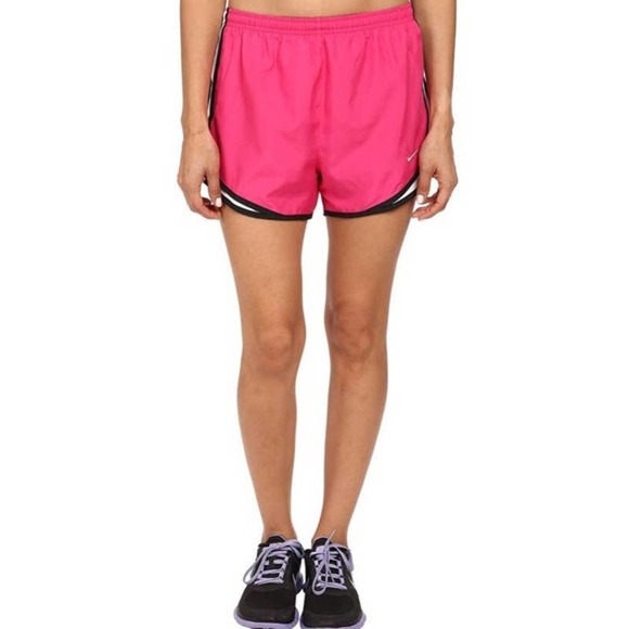 Nike Other - Nike Youth Large Tempo Running Shorts Pink/Black/White Elastic Drawstring Waist